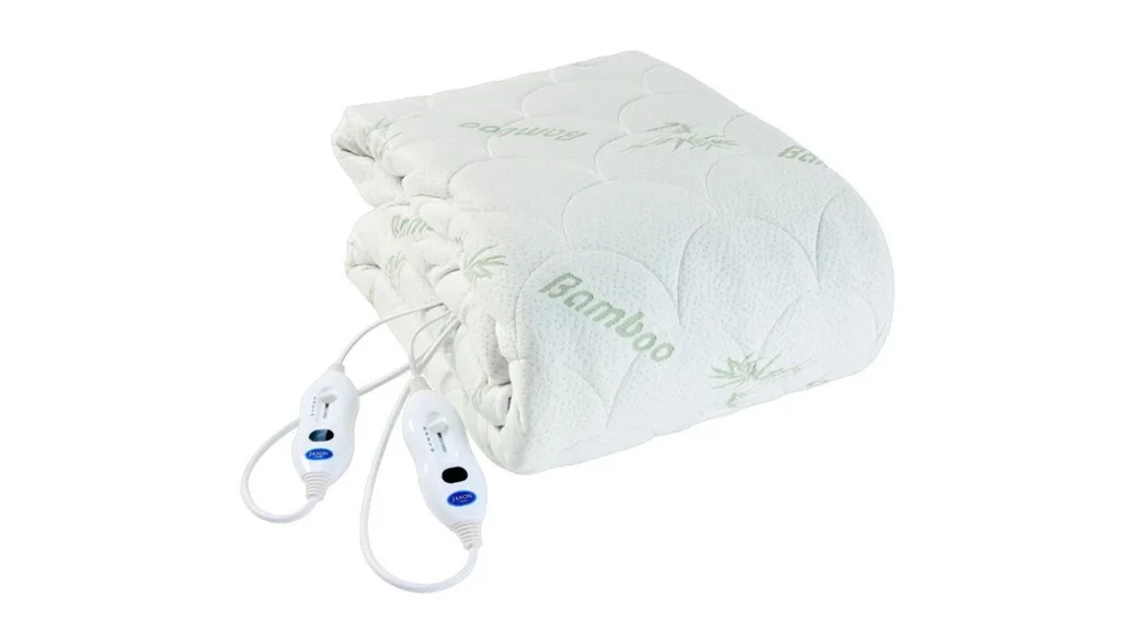 Jason Bamboo Electric Bamboo Blanket White
