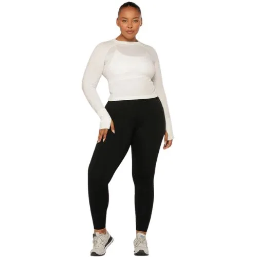 Lorna Jane Amy Thermal Phone Pocket Full Length Leggings - black