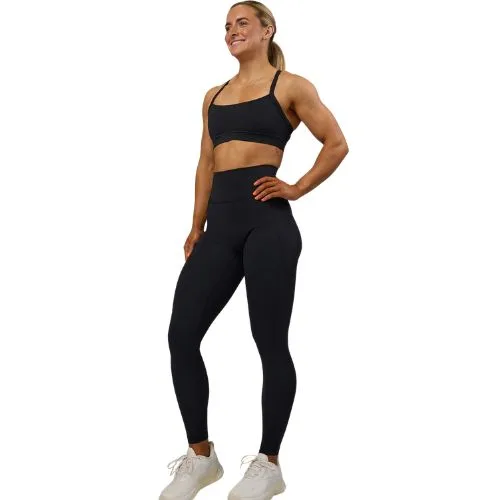 Fusion Ultra High-Rise Full Length Legging Pockets - black