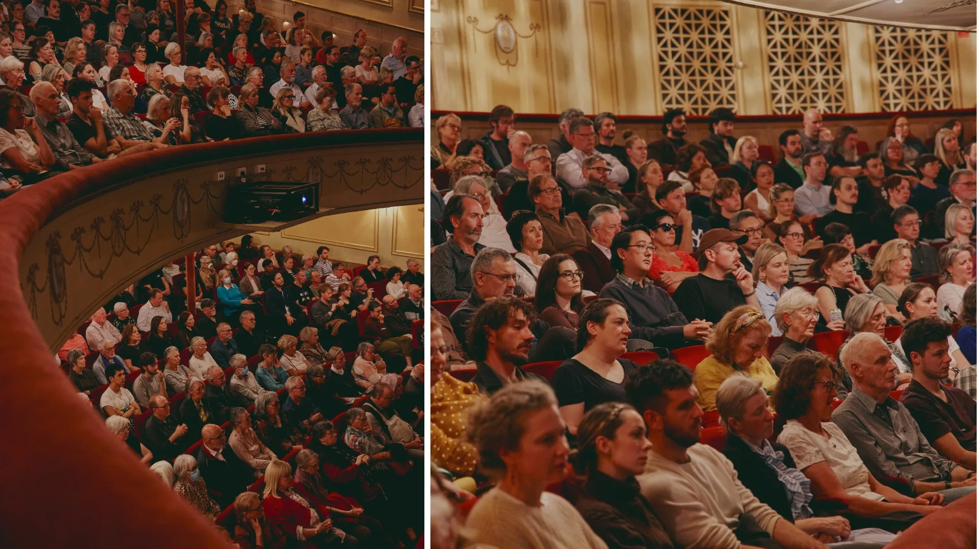 People sitting in a large hall at Melbourne Writers Festival