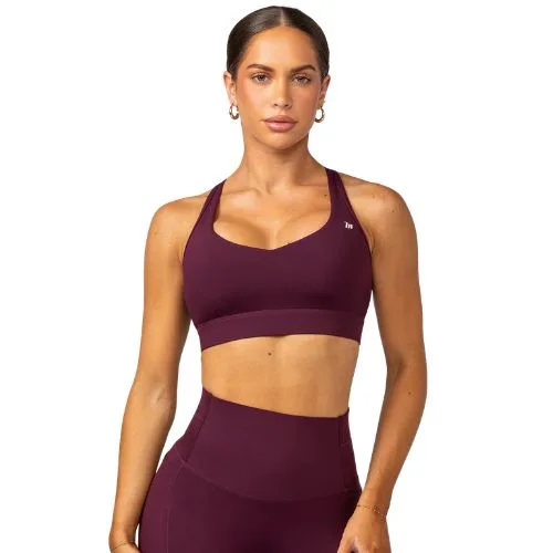 Muscle Nation Elite Support Bra - sangria colour
