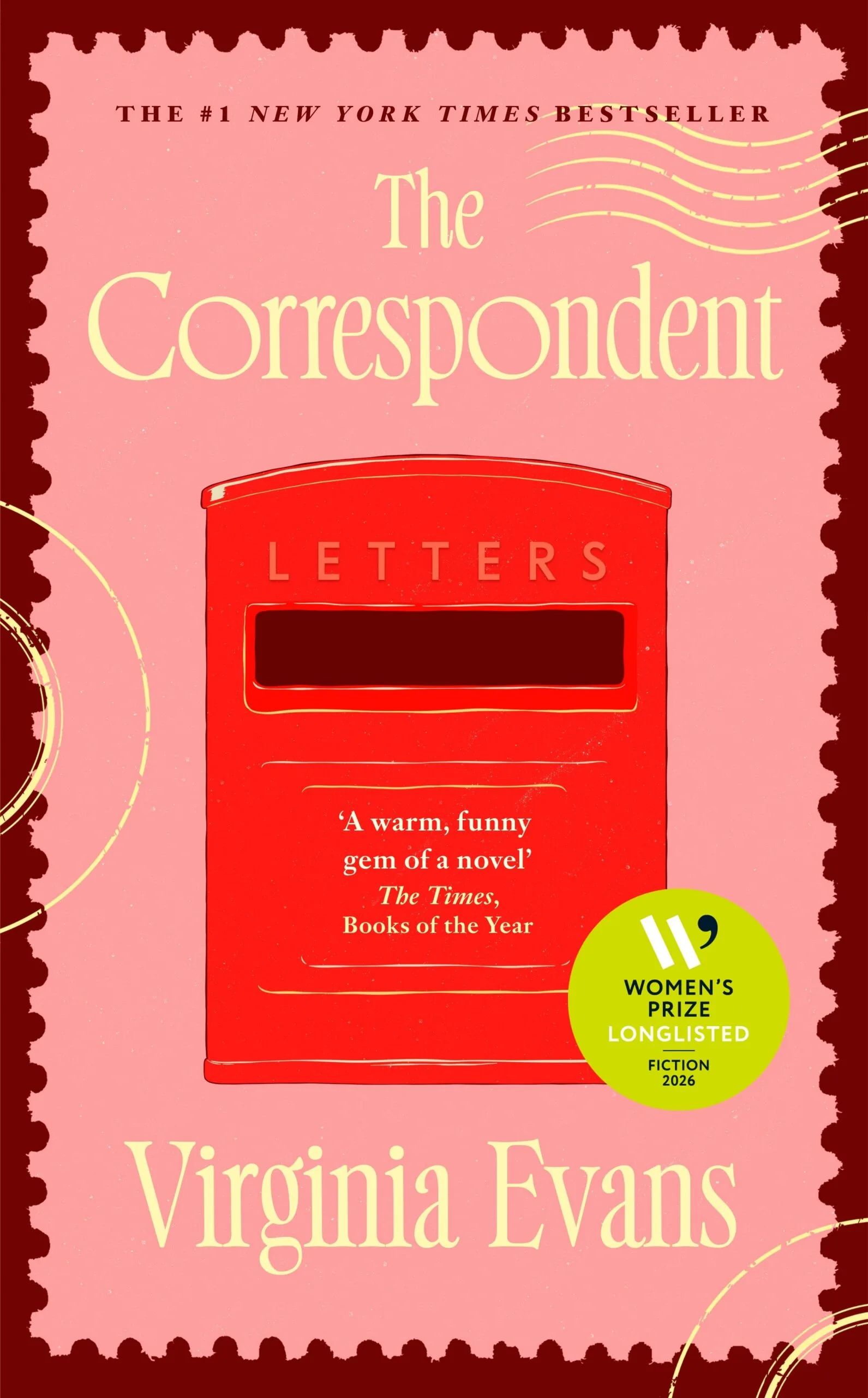Book cover with illustration of a red mail box.