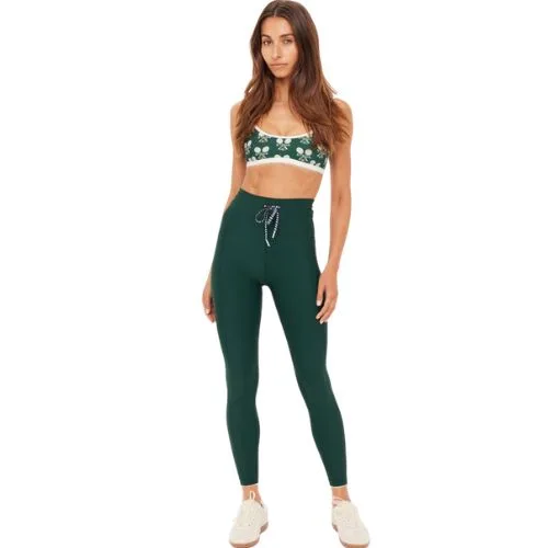 The Uspside RACQUET 25IN POCKET MIDI PANT - racing green