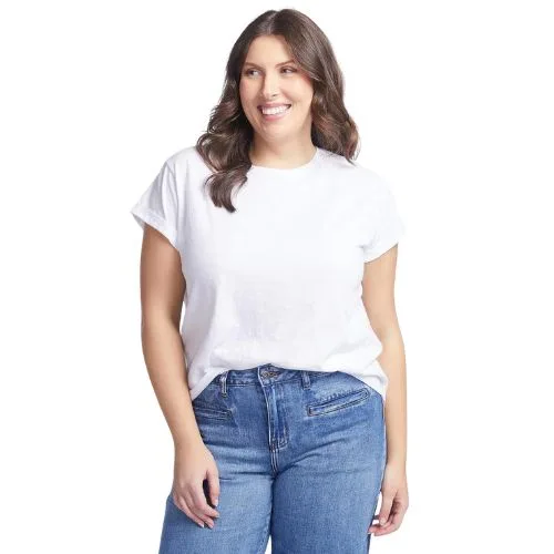 White & Co White & Co Plus Size Classic Shirt - white