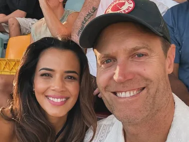 Dr Chris Brown and girlfriend Lorraine share sweet snaps from European holiday