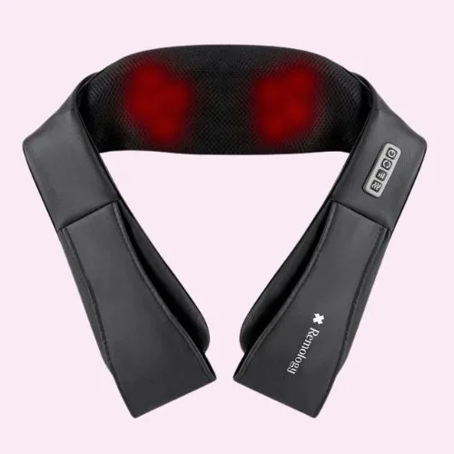Living Today Heated Shiatsu Neck and Shoulder Massager with Heat Electric Deep Tissue Massager - Best EOFY sales