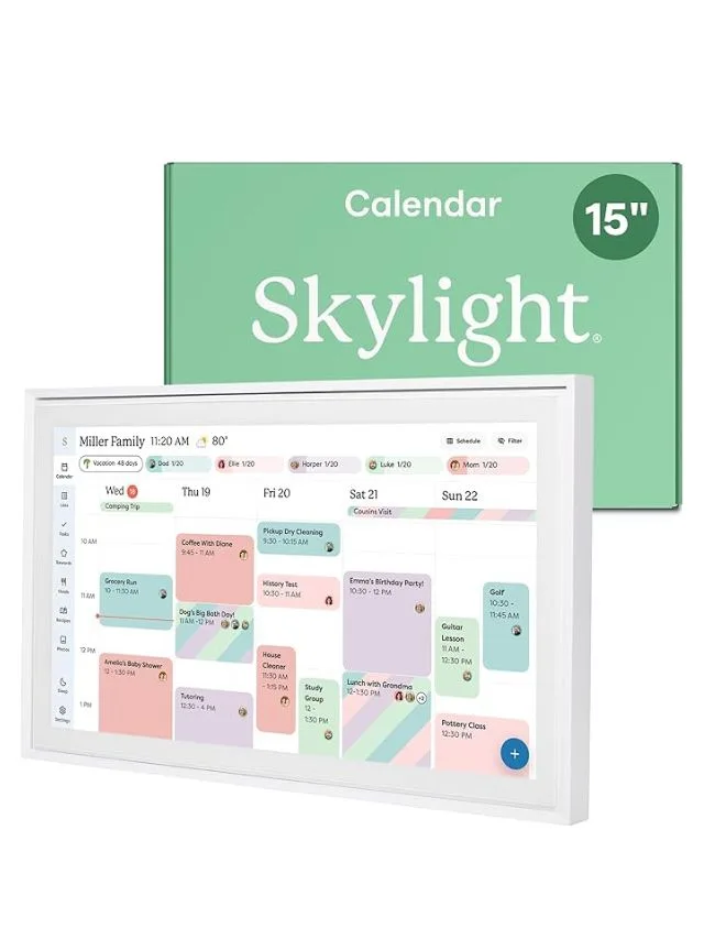 Skylight Calendar: 15-inch Wall Planner Digital Calendar & Chore Chart - practical gift ideas