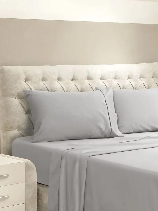 Sleeping Giant Eco Touch Cotton Sheet Set 30cm Drop White