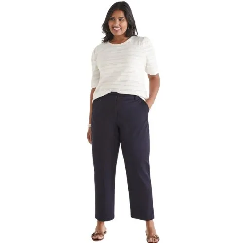 Sussan Straight Leg Chino in midnight colour