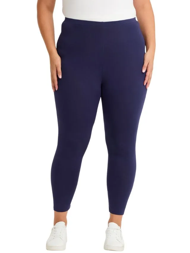 Taking Shape Bamboo Breezy 7/8 Legging in Indigo Violet