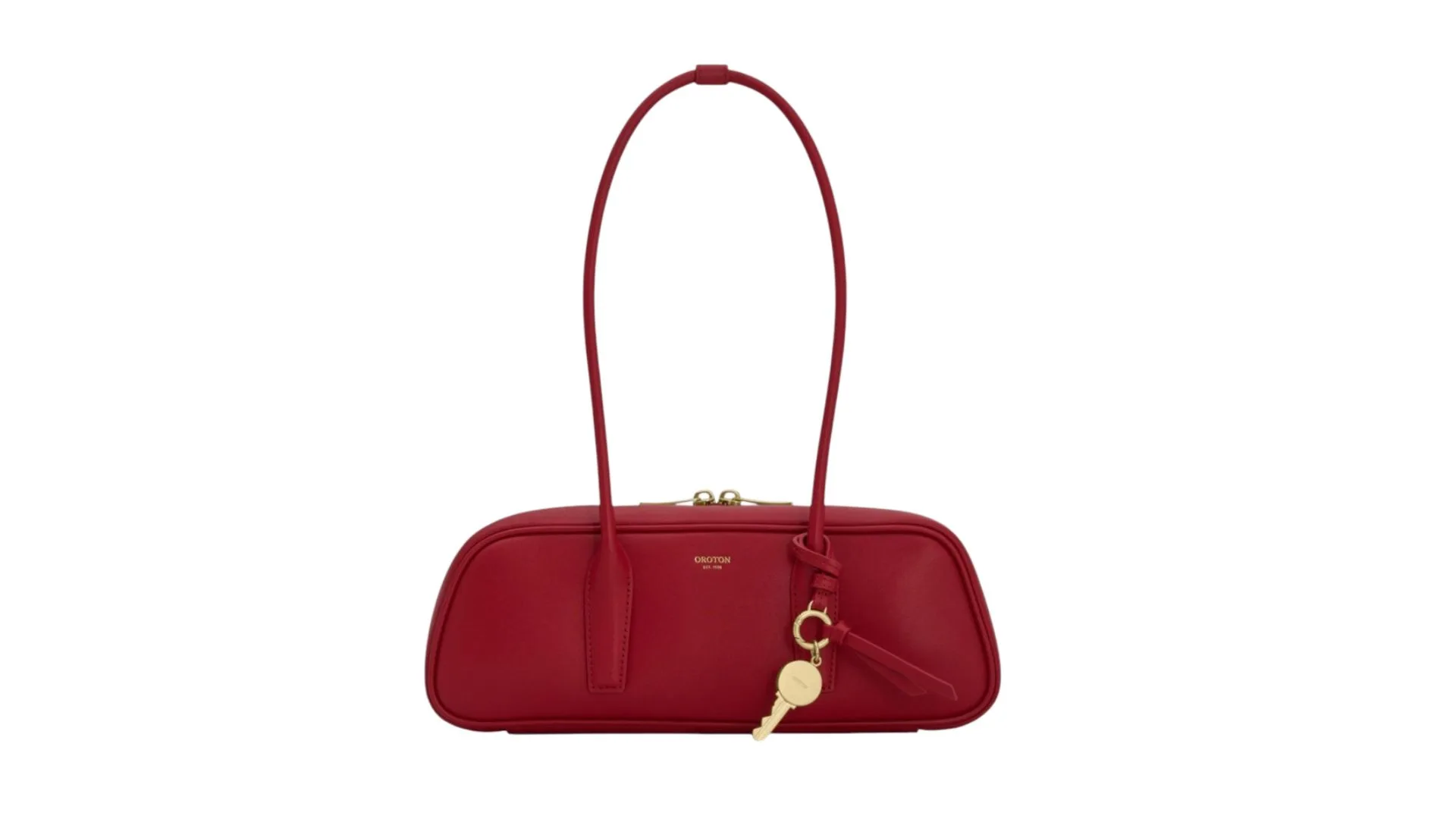 Oroton Louisa Shoulder Bag - rouge