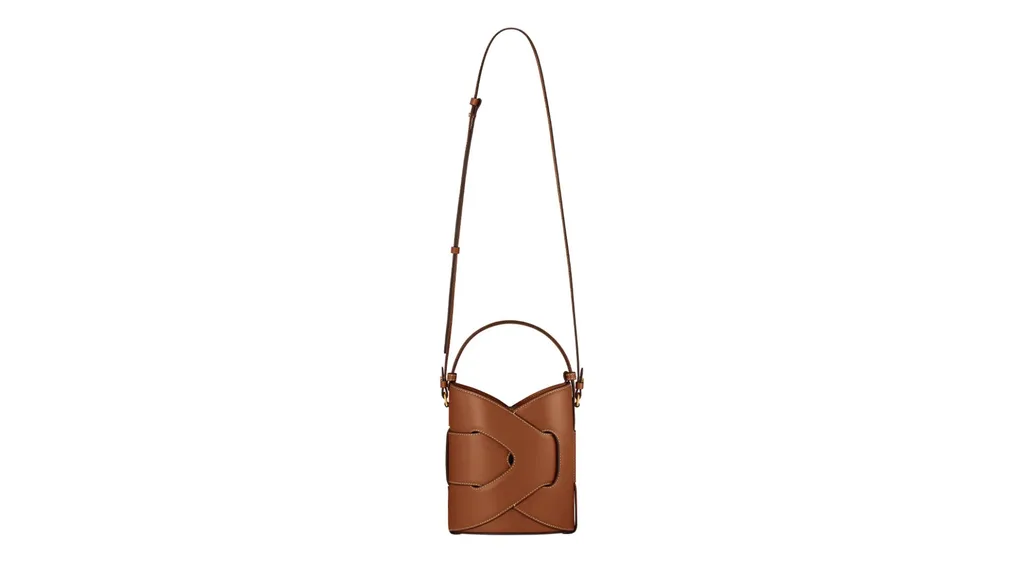 Polene Nodde Seau - Cognac - luxury handbags under $1000