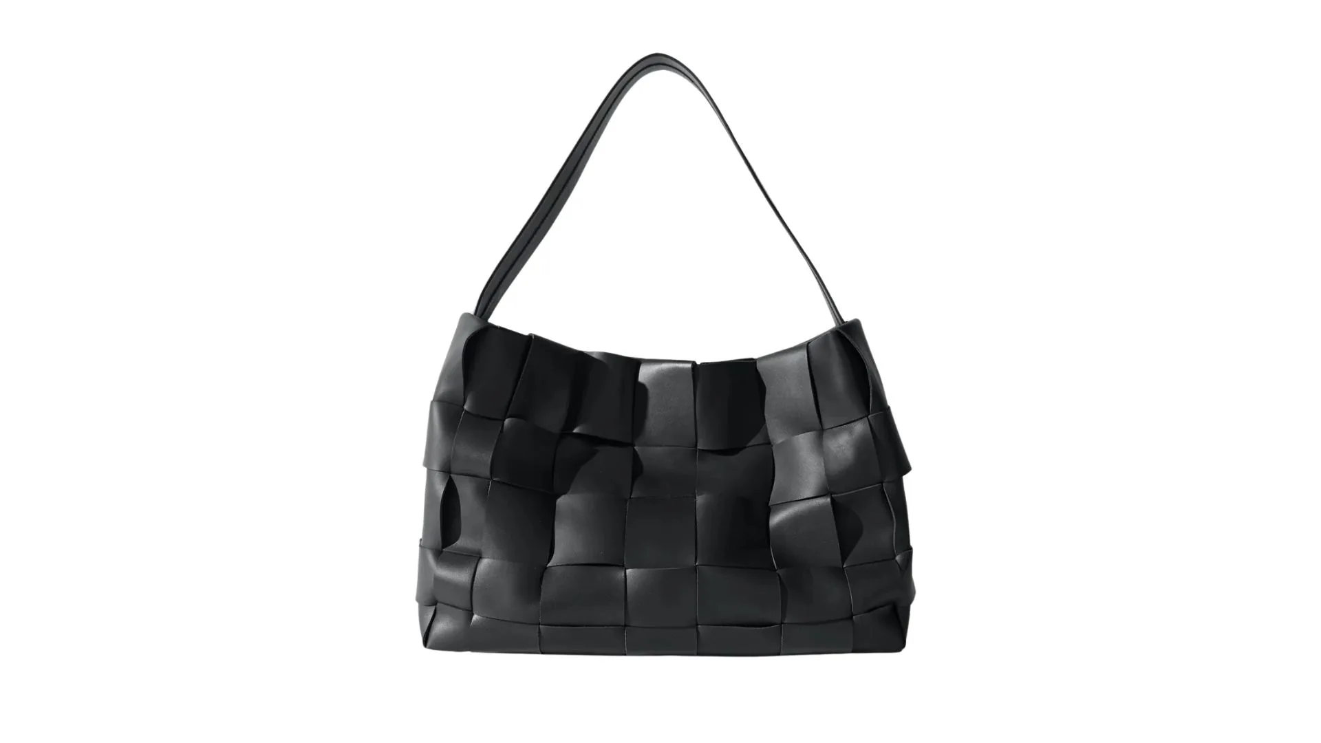St. Agni Woven Large Tote - Black - luxury handbags under $1000