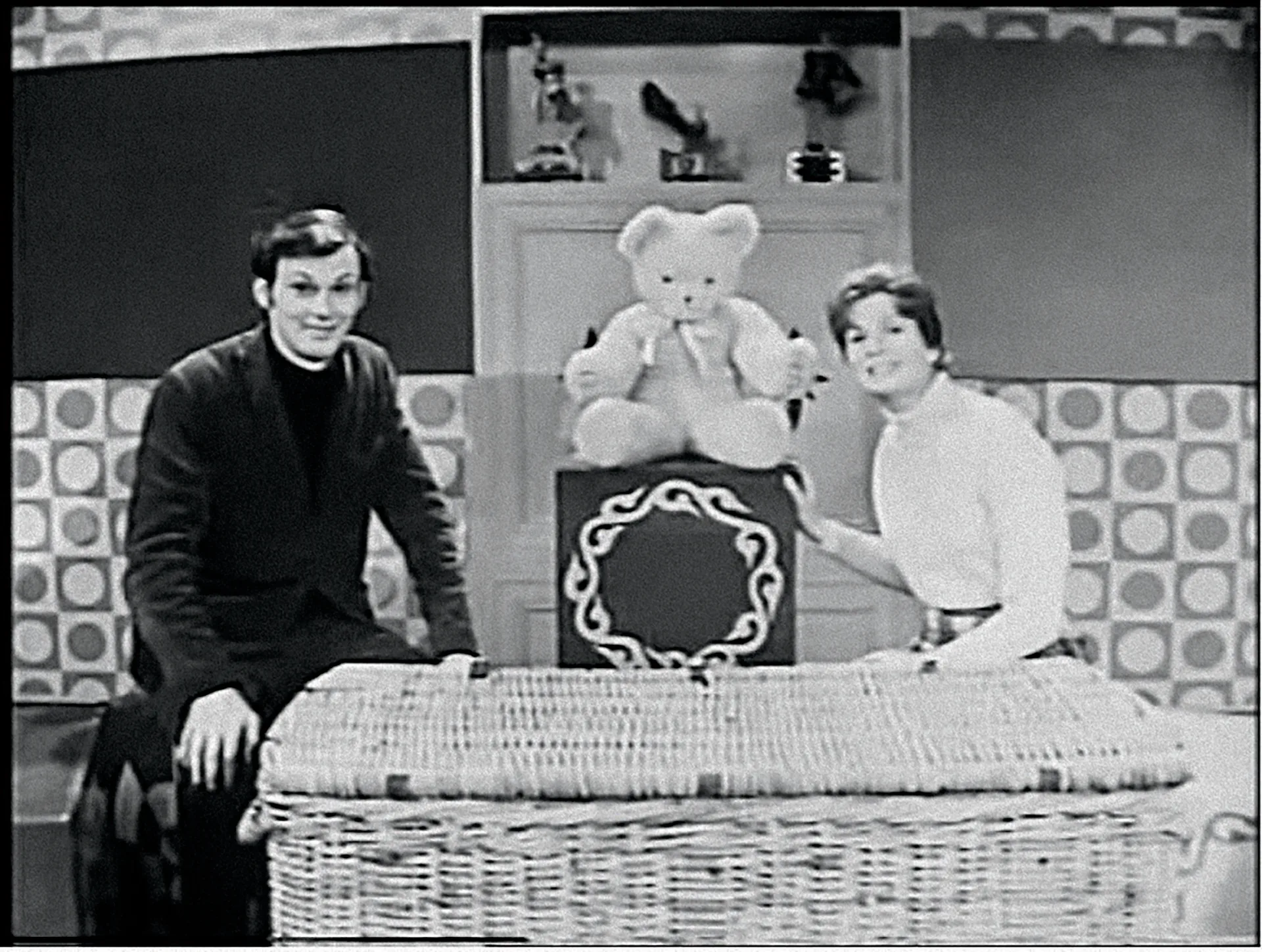 Early picture of Play School cast and set