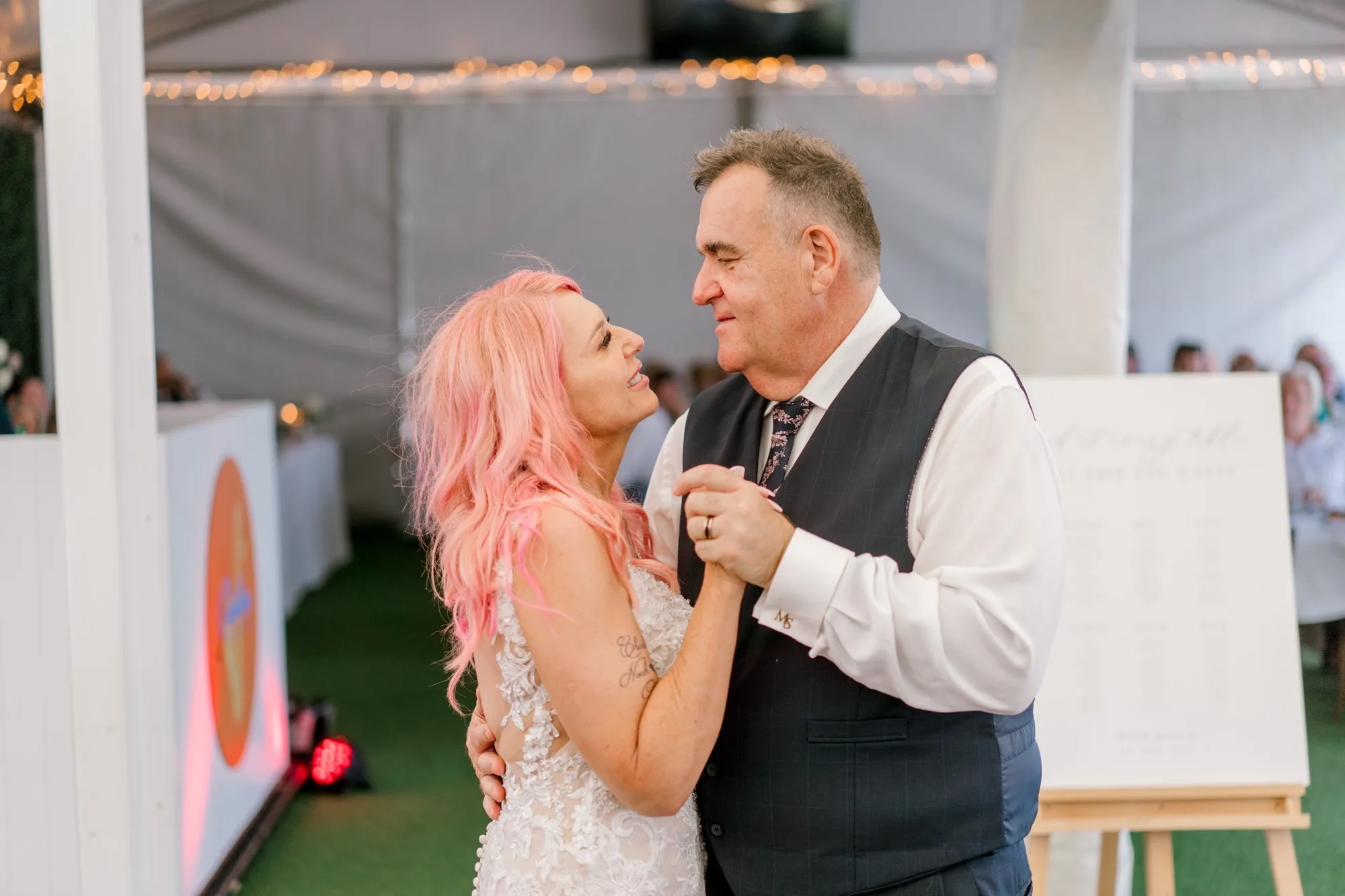 Martin and Kim Shaw dancing at their 2023 wedding. Photo supplied and used with permission.
