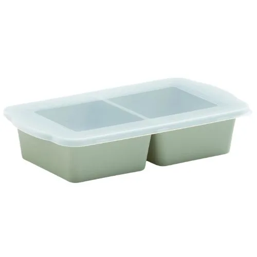 Kitchen Pro Prep 2 Compartment Silicone Freezer Tray with Lid 1L - easy weeknight dinners