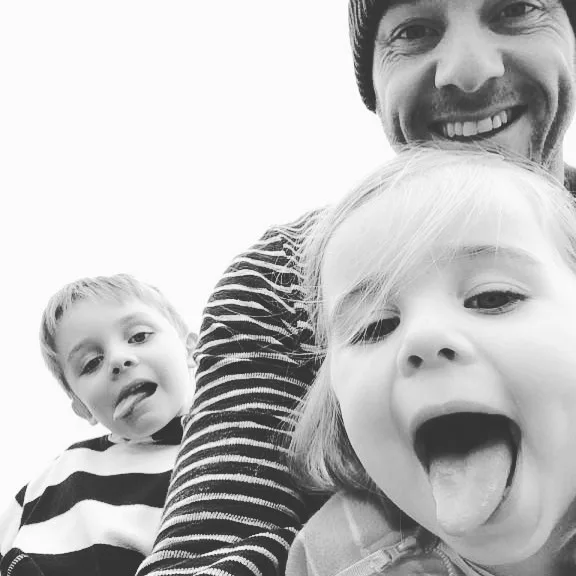 
Matt Richell with his two children. Photo supplied and used with permission.