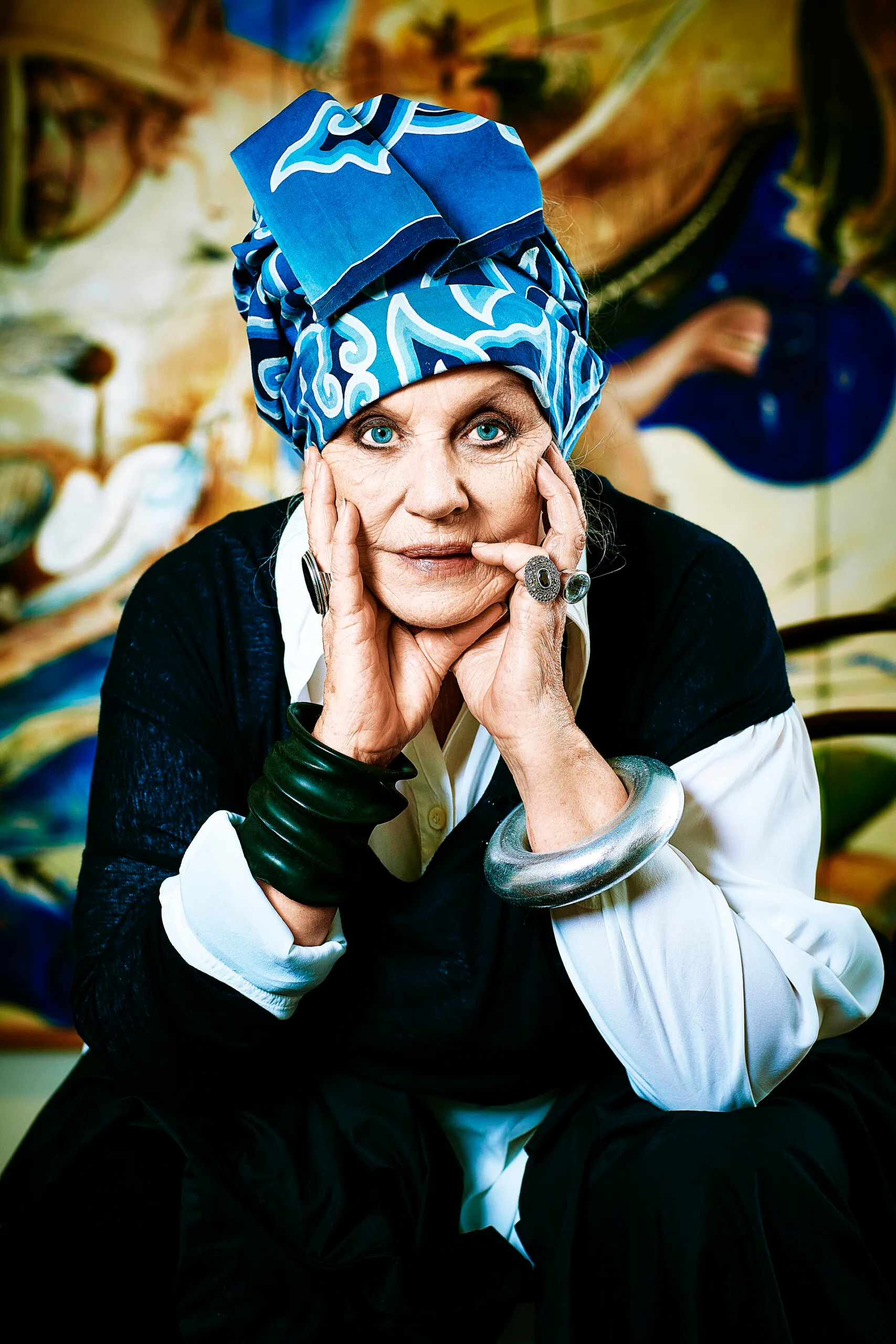 Wendy Whiteley portrait. Photography by Scott Hawkins. Styling by Mattie Cronan. 