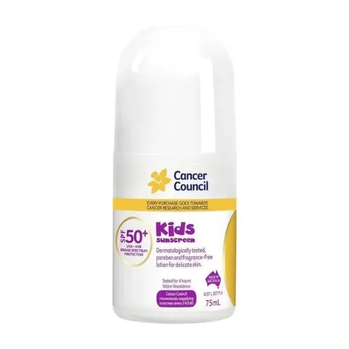 Cancer Council SPF 50+ Kids 75ml Roll On