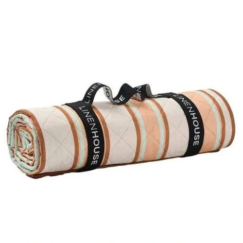 Linen House Sundaze Picnic Rug In Nectar - weekend sport essentials
