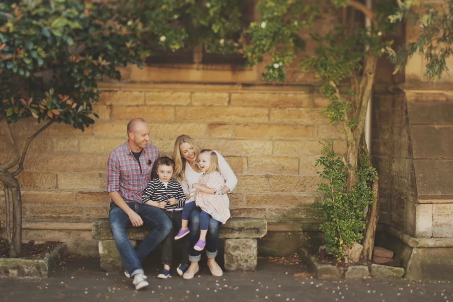 Matt, Hannah and their two young children. Photo supplied and used with permission.