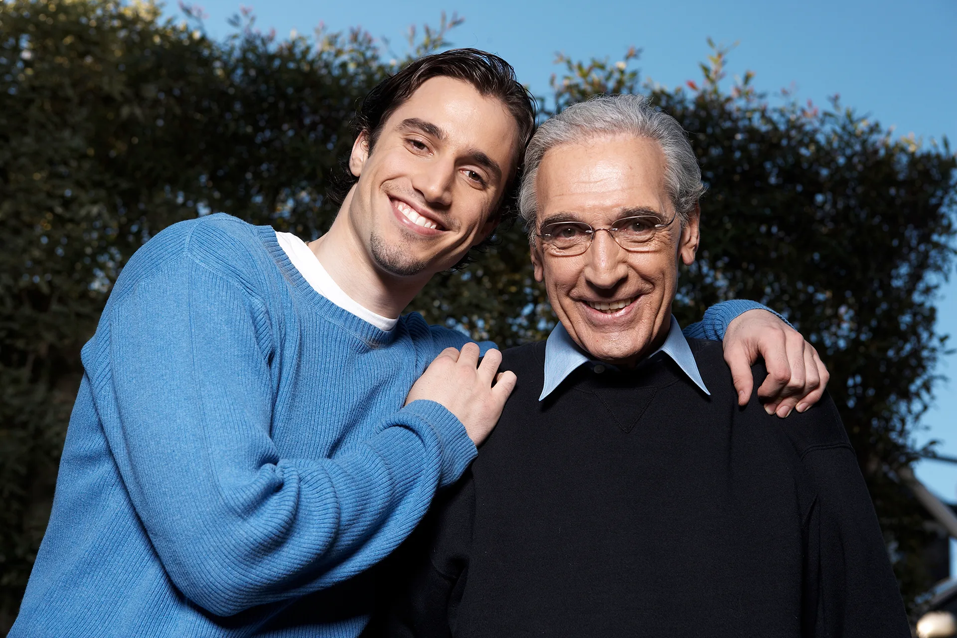 Don Lane and his son Phillip Jacob Isaacson. Photography by David Hahn