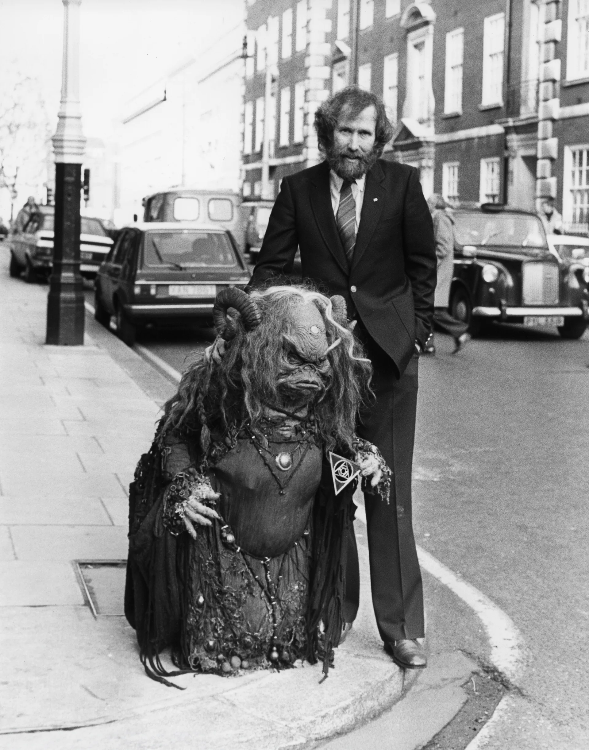 Jim Henson with ‘Aughra’ puppet c.1981 from The Dark Crystal 1982 / Directors: Jim Henson, Frank / © The Jim Henson Company. All Rights Reserved / Images courtesy: The Jim Henson Company