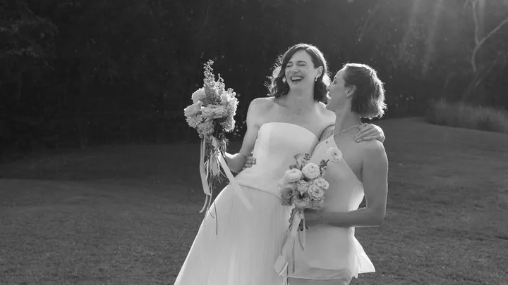 Cate Campbell marries partner Adam Kerr in intimate Sunshine Coast wedding