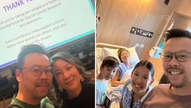 Candice beat ovarian cancer at 37. Eight years later, it came back