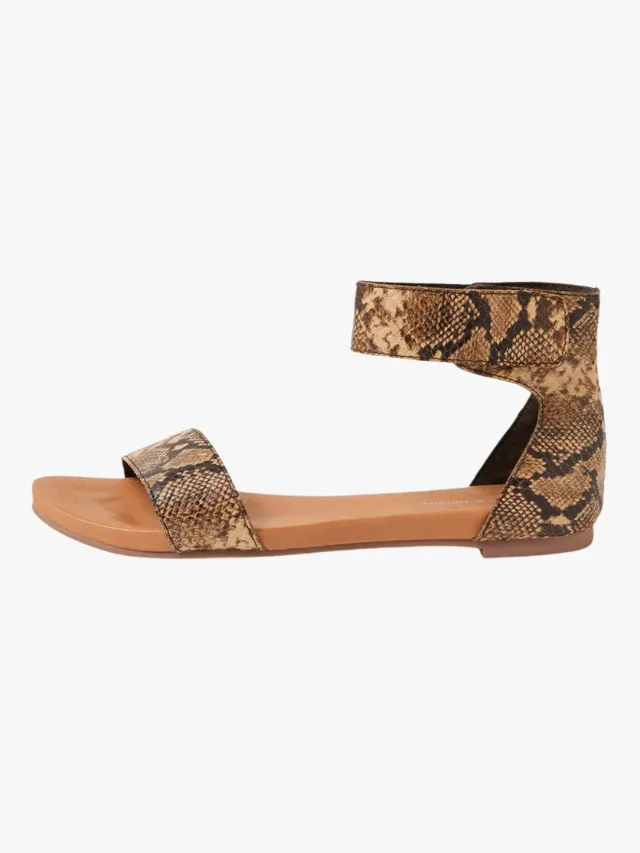 DJANGO AND JULIETTE
Juzz Snake Leather Sandals best comfortable sandals