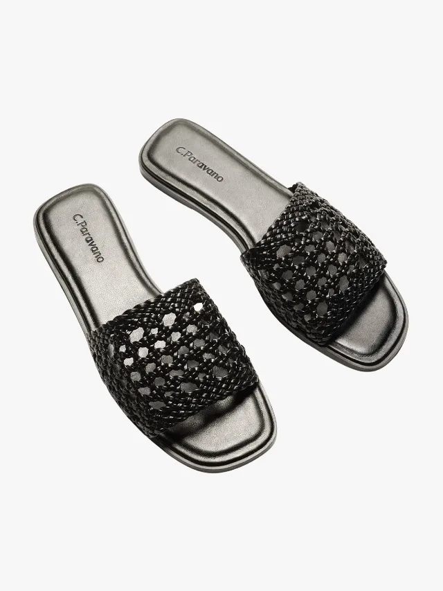 C. PARAVANO
Handwoven Flat Mule Sandals best comfortable sandals