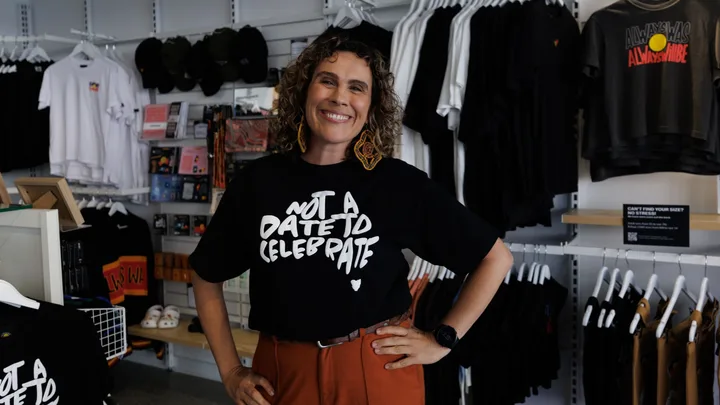 Laura Thompson is balancing fashion and politics through Clothing the Gaps