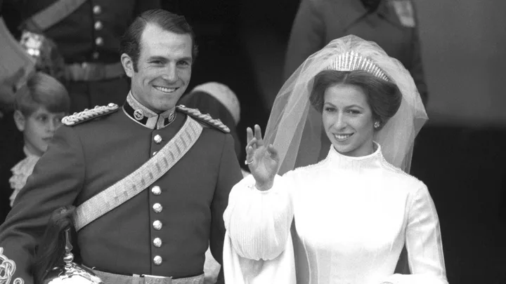 The Weekly was inside the chapel when Princess Anne said ‘I do’ to Captain Mark Phillips