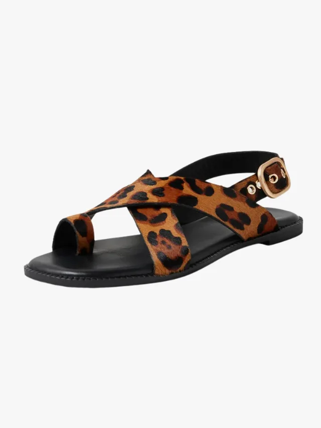 MIDAS
Hallo Leopard Pony Thongs best comfortable sandals