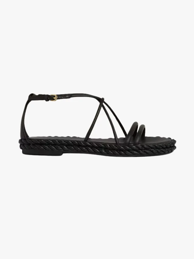Reiss Libby Leather braided flat sandals best comfortable sandals