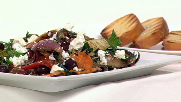 Char-grilled vegetable salad