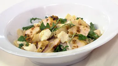 Lemon and green olive bbq chicken