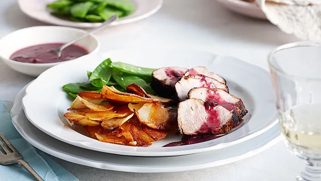 Sally's black cherry pork tenderloin | Women's Weekly Food