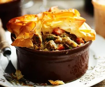 Moroccan-style lamb pies