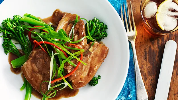 Chinese-style braised pork ribs