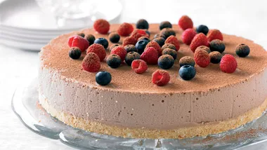 No-bake chocolate cheesecake