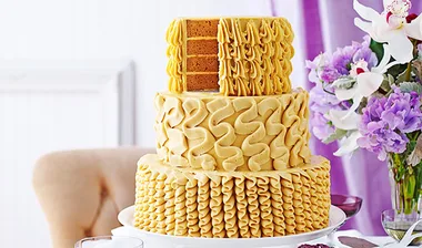 Salted caramel celebration cake