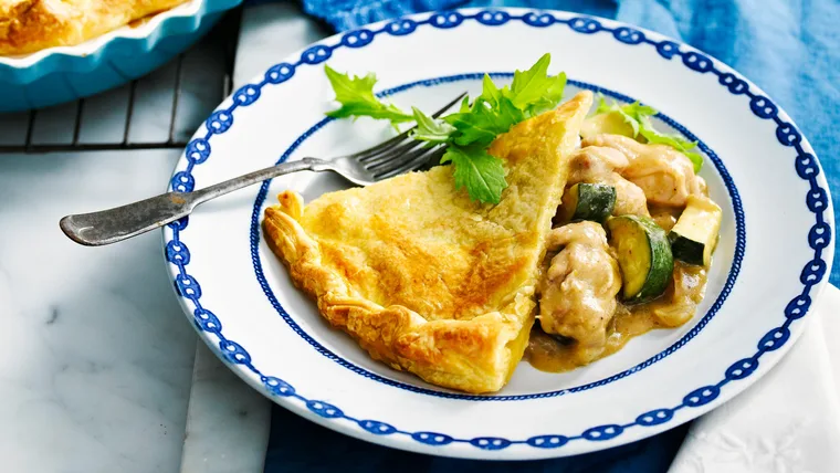 Green Curry Chicken Pie