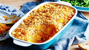 Parsnip and pumpkin bake