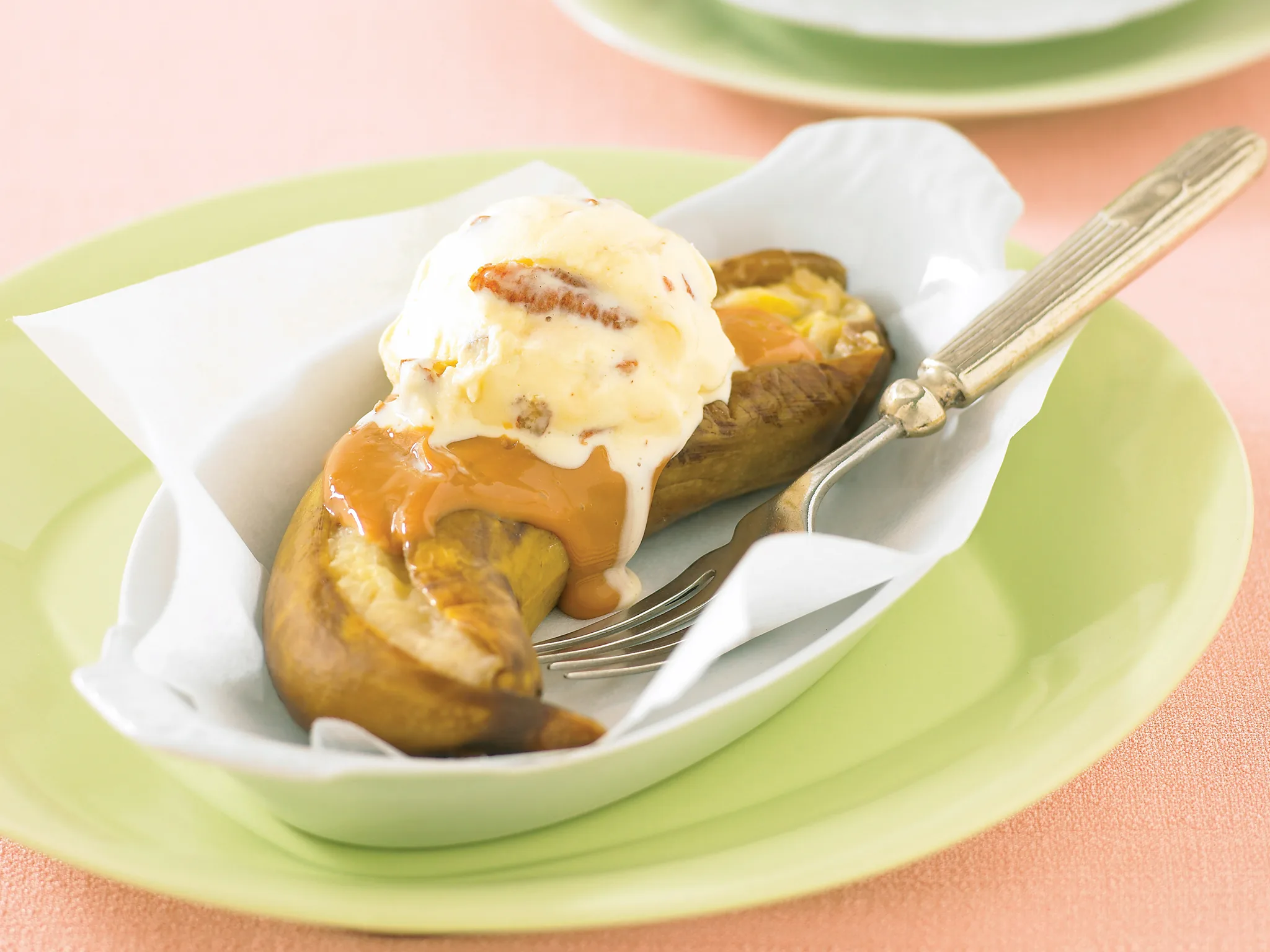 Caramel Banana Boats