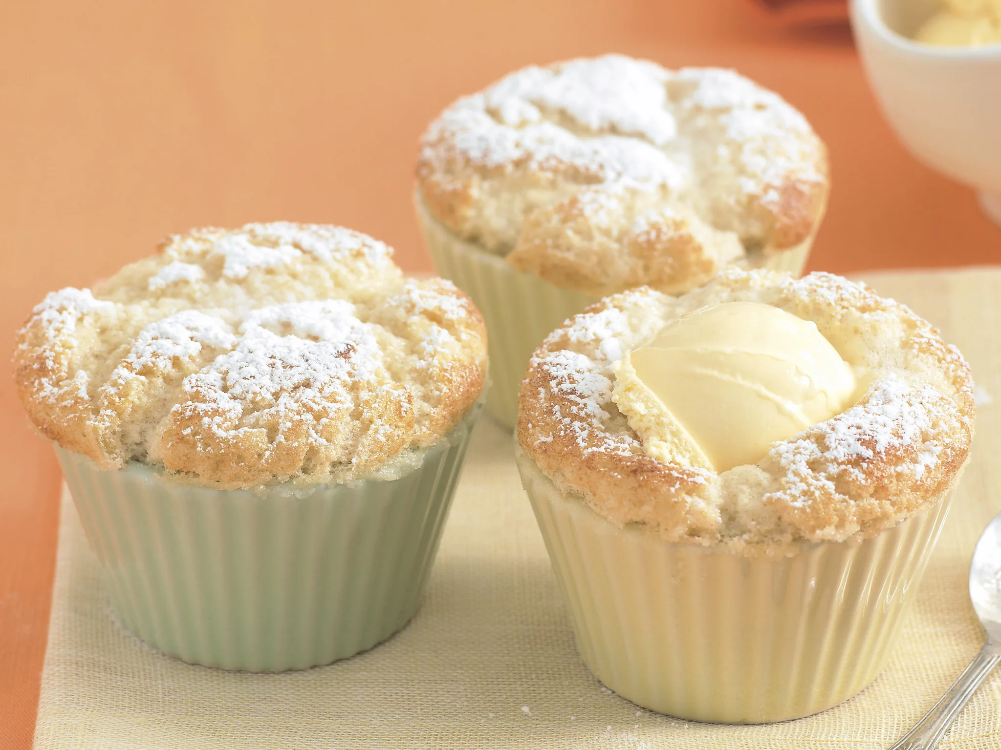 Apple and Cinnamon Souffles