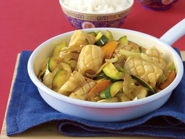 Squid and Vegetable Stir-fry