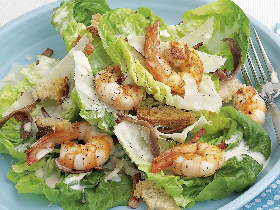 Prawn Caesar Salad