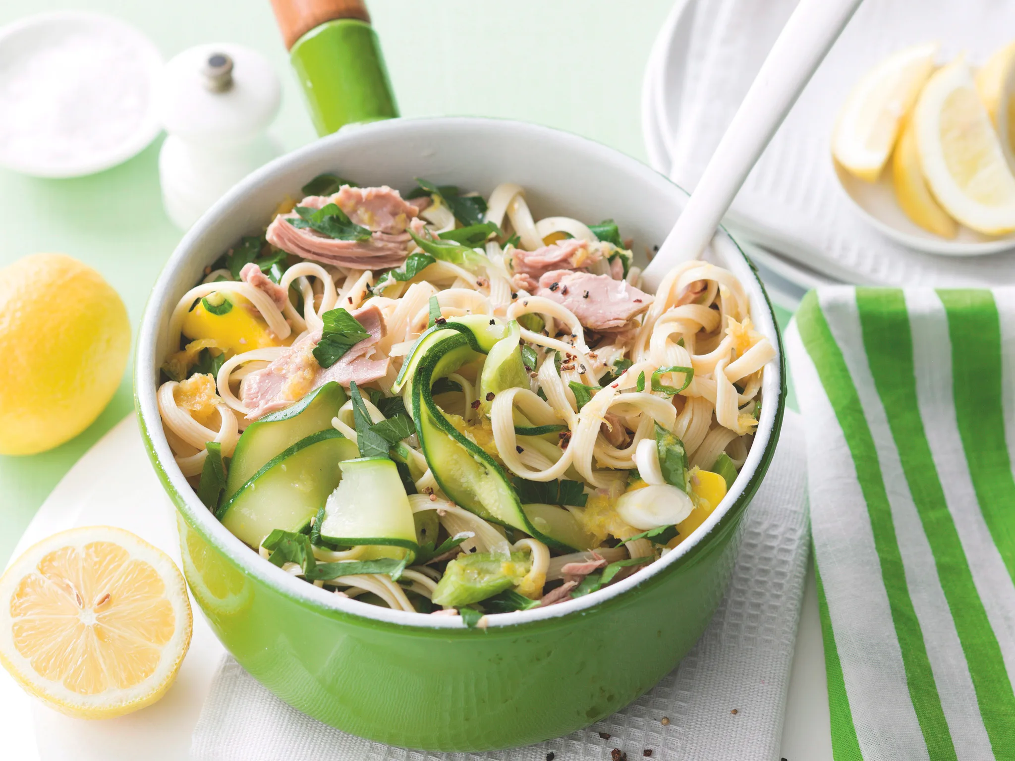 Tuna Pasta with Zucchini