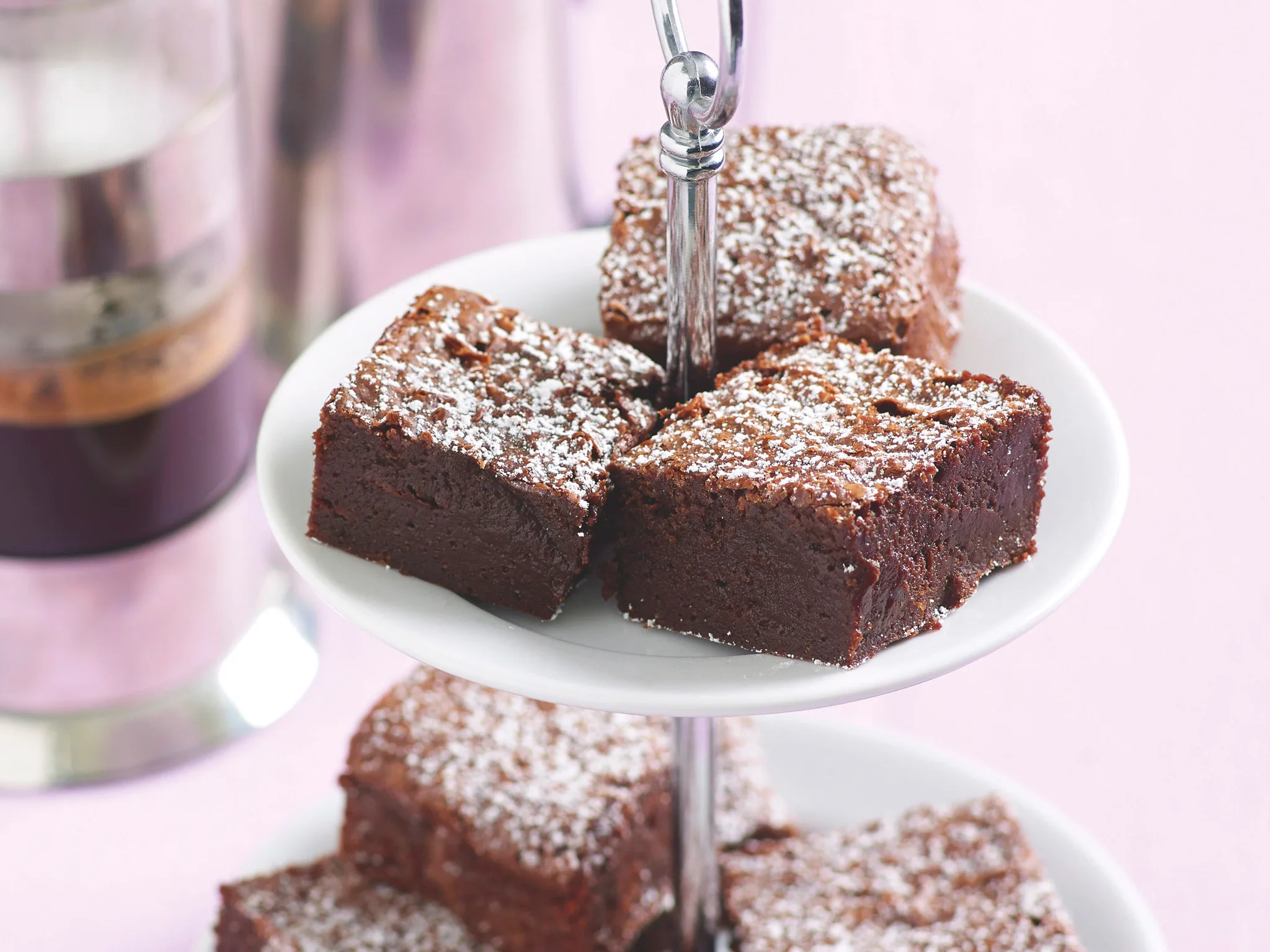 triple choc brownies